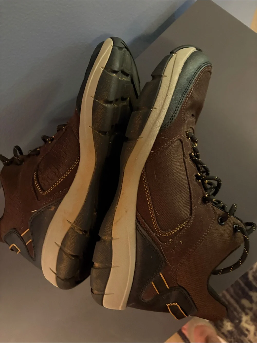 Clarks Brown and Black Men's Hiking Boots
